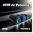 thumbnail image 4 of Bocina Moreka 422 20W 3600mAh 5-6 hrs de bateria Bluetooth, Contra Agua IPX6, 4 of 7
