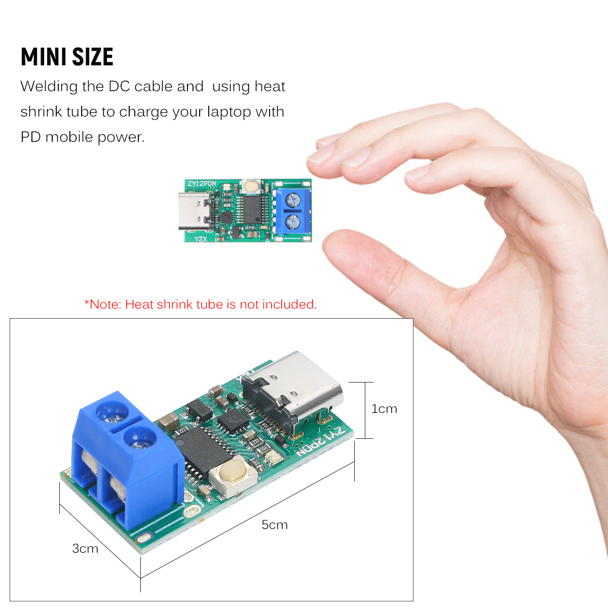 Type-C USB-C PD2.0 3.0 to DC USB Decoy Fast Charge Trigger Polling Detector