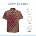 thumbnail image 7 of High Quality Hawaiian Shirts for Men Short Sleeve Aloha Beach Shirt Floral Summer Casual Button Down Shirts Blouses 9PE625, 7 of 7