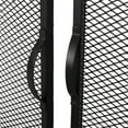 thumbnail image 3 of Noble House Cartwright Iron Fireplace Screen, Matte Black, 3 of 9