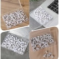thumbnail image 5 of Duslogis 100 Pcs Numbered Push Pin Tacks, 1-100 Sequential Pins Thumb Tacks Flat Tacks Push Pins with Numbers, Plastic Head Map Pins with Steel Point Push Pins Thumbtacks for Maps Photo, White, 5 of 7