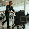 thumbnail image 4 of Zimtown 20" Carry-on Luggage Hardside Suitcase with 360° Spinner Wheels, Lightweight Unbreakable Travel Luggage, Black, 4 of 10