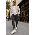 thumbnail image 5 of Men's Casual Sneakers, Faux Leather Lace-Up Low Top Walking Shoes, Everyday Fashion Shoes, 5 of 7