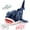 Shark-4 PCS Blue, variant on MaoGoLan 4pcs Manatee Stuffed Animals with 3 Little Manatee Plush Toys