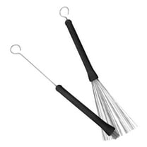 Masteelf 2 Pcs Sticks Steel Wire Drum Brush Drum Brush Set 32.00X4.00X4.00CM