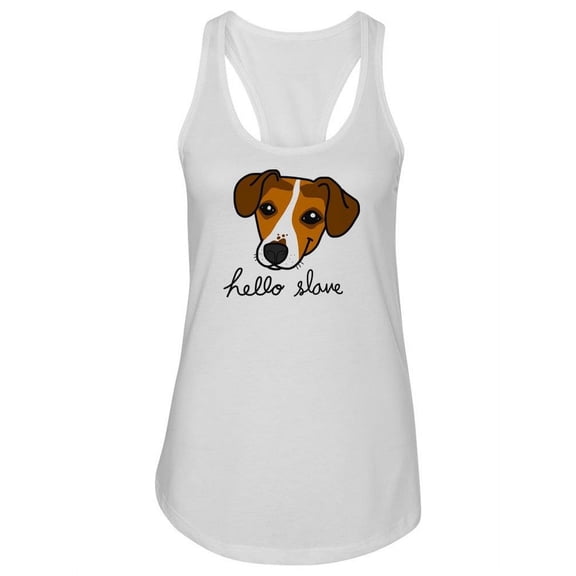 Funny Dog Quote Tank Women -Image by Shutterstock, Female Medium