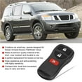thumbnail image 2 of ABS Brass Car Key Fob Replacement Battery Replacing Battery Powered Stylish 3 Button Automotive Remote Control Case Guard Accessories, 2 of 6