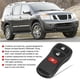 thumbnail image 5 of Riwesomey Llavero de latón ABS para coche, repuesto de mando a distancia para coche con , elegante, 3 botones, accesorios de protección Cámaras de salpicadero de coche, 5 of 6