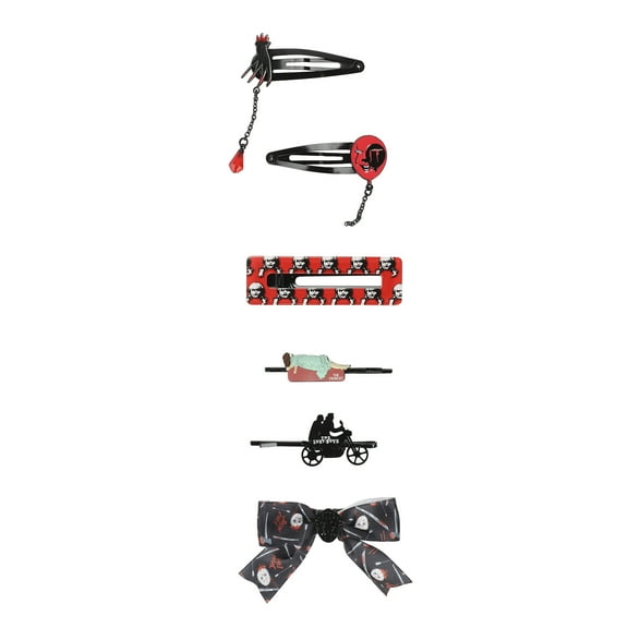 WB Horror 6 piece Hair Clip Set