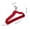 Red 10Pcs, variant on Non-Skid Velvet Hangers, 10 Pack Space Saving Slim Clothes Hangers, Flocked Hangers for Closet Organization, Heavy Duty Hangers for Coats Suits Shirts and Dresses