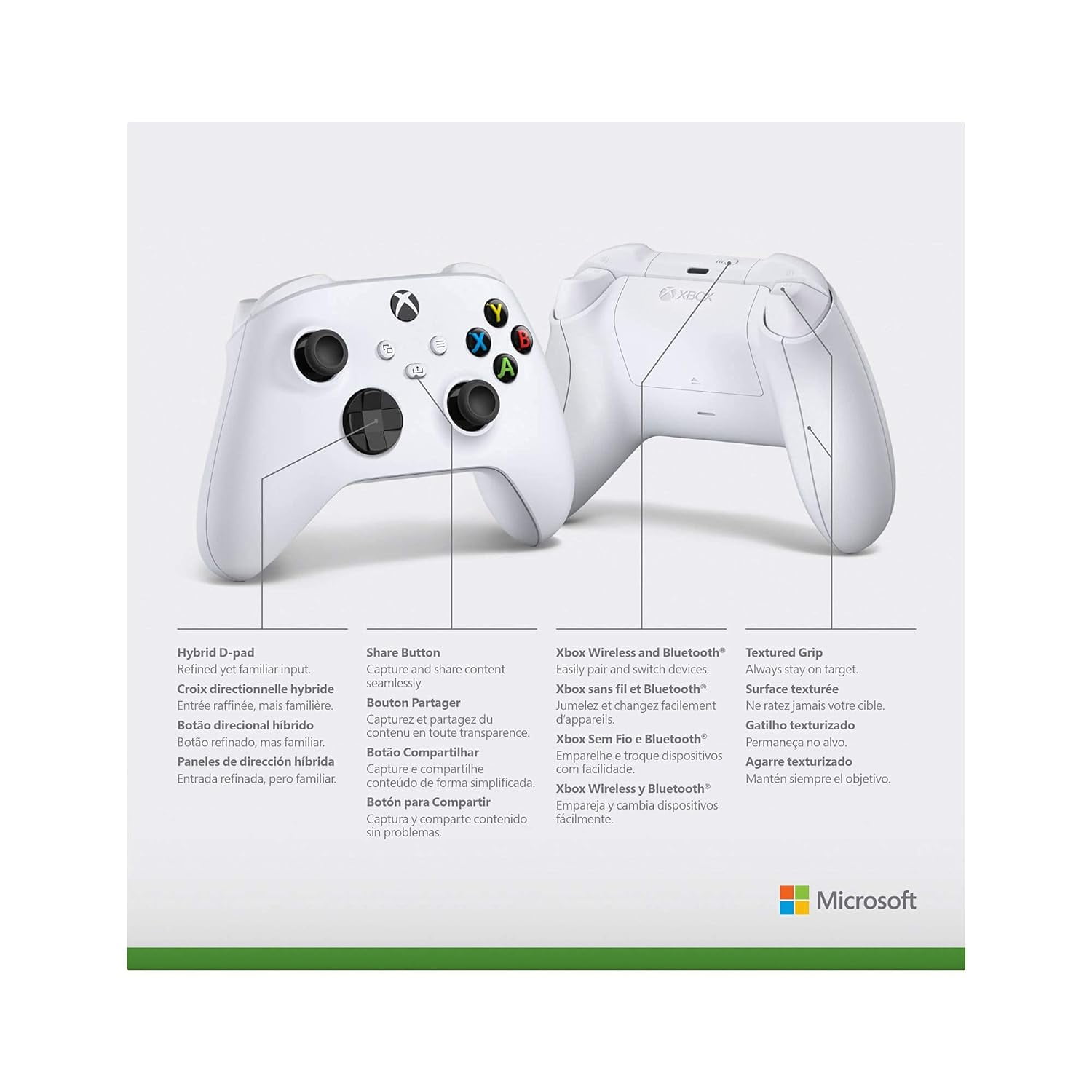 Microsoft Xbox Series S 512GB All-Digital Console, White - 2 Xbox Wireless Controllers, White, 1, 1, 1