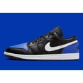 thumbnail image 3 of N I-K-E A i r-Jor-dan 1 Low Shoes Black White Game Royal 553558-042 Men's Sizes NEW, 3 of 6