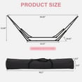 thumbnail image 5 of 2 in 1 Hammock with Stand, Outdoor Hammock Swing Chair with Portable Heavy Duty Stand, Multi-Functional Hammock Stand 480 lbs Weight Capacit-Pink, 5 of 9