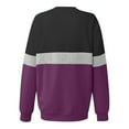 thumbnail image 3 of Fashion Sweatshirts for Women Plus Size Crewneck Casual Solid Round-Neck Pullover Long Sleeve Tops, 3 of 4