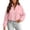 Pink, variant on Womens Heavyweight Zip Up Drawstring Hoodie Jacket Loose Fit Fleece Essentials Oversized Outerwear,Pink_S