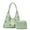 Flower Cut-out Light Green, variant on Hobo Bag Purses for Women Soft Slouchy Shoulder Handbags Tote with Pouch, Flower Cut-out Brown