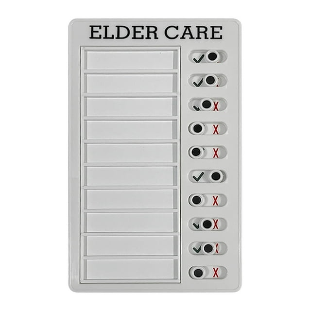 Tableau Mémo Portable Réutilisable, Liste de Contrôle Quotidienne RV/maison/bureau, Curseur Détachable, Aide à Former de Bonnes Habitudes pour Enfants/adultes