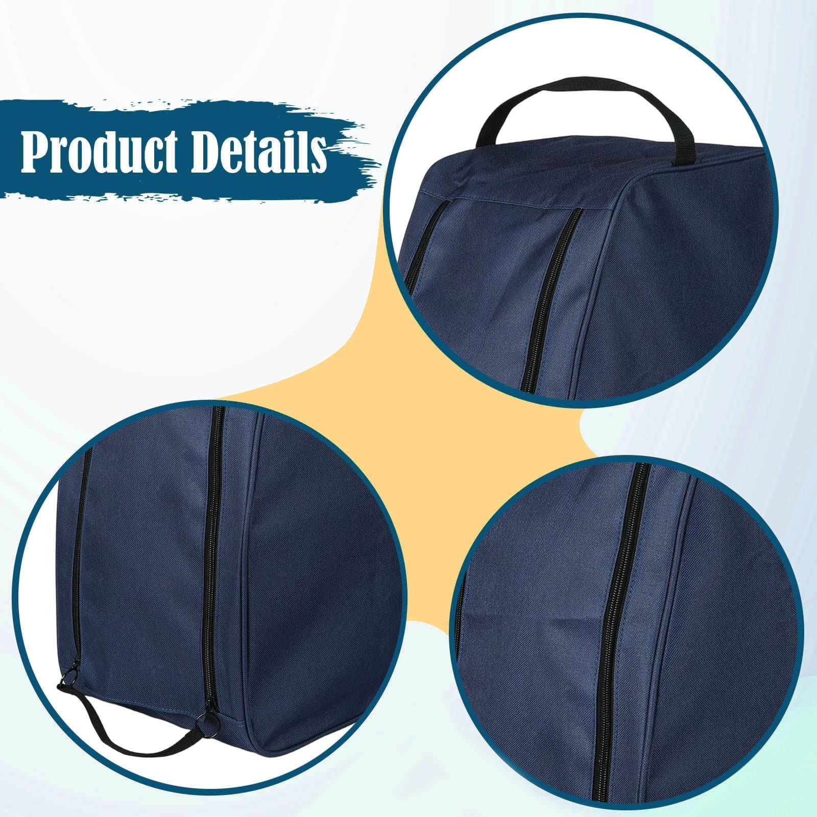 harayaa Boot Bag Multipurpose Cycling Hiking Travel Oxford Cloth Travel Boot Carrier Navy blue