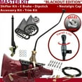 thumbnail image 1 of American Shifter  2004R Shifter Kit Black 23 in. Swan E Brake Cable Clamp Trim Kit Dipstick for F68D6, 1 of 1