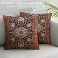 thumbnail image 3 of GOSMITH  Antique Floral Persian Carpet Print 2 Throw Pillow Covers Soft Decorative Throw Pillow Case Cushion Cover for Home Decor Living Room Bed Couch Car, 3 of 5
