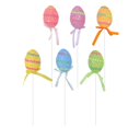 thumbnail image 1 of 6 uds. de selecciones de huevos de Pascua, decoración de Pascua, manualidades, pastel original de espuma, arreglo Floral para jarrón para el hogar, Rayas onduladas, 1 of 8