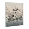 thumbnail image 4 of Stupell Industries Run A Tight Shipwreck Nautical & Beach Painting Wrapped Canvas Art Print Wall Art, 30 x 40, 4 of 8