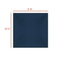 thumbnail image 2 of COVERS&ALL Housse d'Ombre Universelle de Remplacement pour Pergola à Auvent 12 Oz - Housse de Pergola 100 % Imperméable et Résistante aux Intempéries pour Patio, Véranda, Terrasse, Balcon avec Oeillets (10 Pieds H x 8 Pieds L, Bleu), 2 of 7