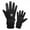 Black, variant on Winter Cycling Gloves For Men,Black Warm Full Finger Windproof Waterproof Gloves Thicken Fleece Gel Pads Touch Screen Gloves