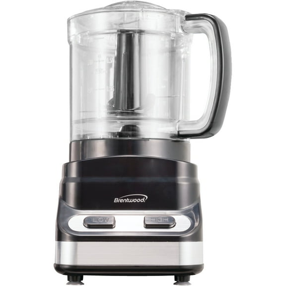 Brentwood 3-Cup Mini Food Processor, Black