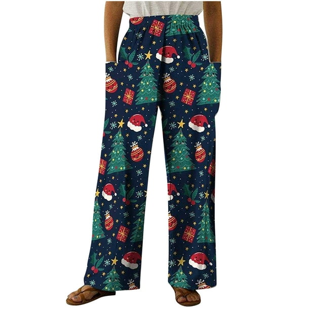 IROINID Sales Online Women's Christmas Pajama Pants Comfy Floral