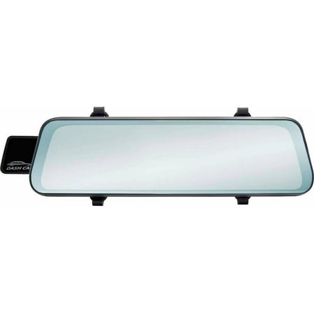 Rexing - M1 1296P Mirror Front and Rear Dash Cam - Black