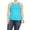 Sky blue, variant on Women's Plus Size Basic Sleeveless Racer Back Casual Solid Cami Tank Top XL-3XL