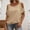 Khaki, variant on Gamivast Cold Shoulder Tops for Women Short Sleeve Scoop Neck T Shirts Casual Loose Fit Summer Blouses Basic Flowy Tees for Daily Vacation Khaki S