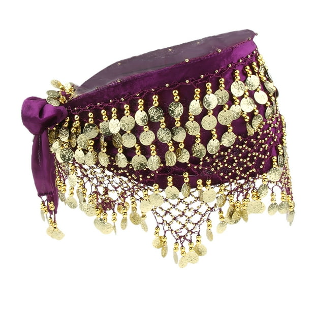 Triangle Belly Dance Hip Scarf Wrap Belt Indian Dancer Skirt Latin