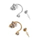 thumbnail image 4 of Clip de Oreja Para Mujer Sunnimix Cristal Rhinestone del Oído del Manguito del Oído Pendientes, 4 of 5