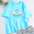 thumbnail image 3 of Camiseta de Goose bulks Unisex, divertida camiseta de manga corta de pato, camiseta informal de algodón con cuello redondo, ropa de verano para mujer, 3 of 5