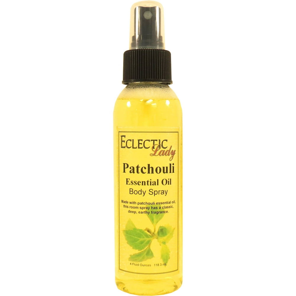 Patchouli Essential Oil Body Spray, 4 ounces