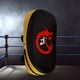 thumbnail image 5 of Kickshield - Manoplas de boxeo curvas de PU resistentes para boxeo, karate y entrenamiento Amarillo, 5 of 7