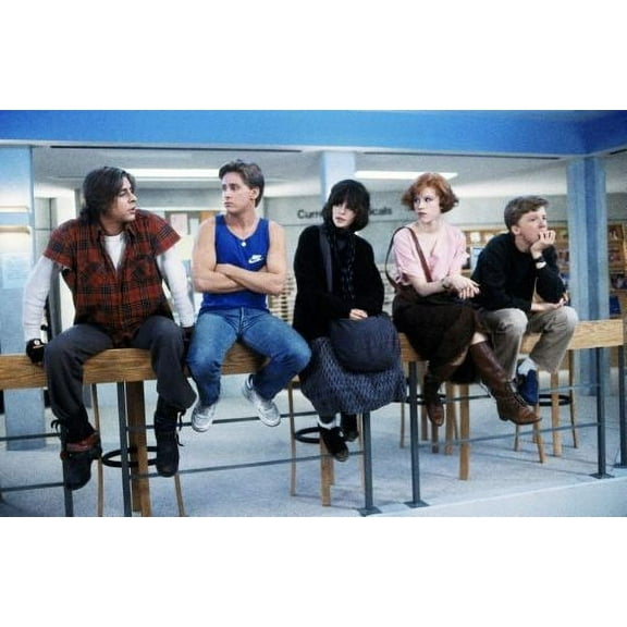 The Breakfast Club Movie Poster Reprint 27inx40in for any room 27x40 Square Adults Best Posters