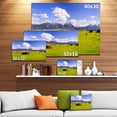 thumbnail image 3 of Green Bavaria Field Panorama - Landscape Canvas Art Print, 3 of 4