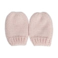 thumbnail image 5 of Visland Unisex Baby Toddler Hat and Mitten Set, Winter Knitted Thick Warm Beanie Cap Gloves for Infant Boys Girls, 5 of 5