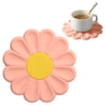 thumbnail image 2 of 1Pc Daisy Silicone Trivets, 6.7 Inch Silicone Trivets for Hot Pots and Pans, Non Slip Silicone Pot Holders, Anti-Slip Coaster, Creative Placemats for Kitchen Countertop, Table Protection & Dining, 2 of 5