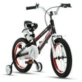 thumbnail image 1 of RoyalBaby Space No. 1 Freestyle 16" Kids Bike w/Training Wheels, Black, 1 of 6