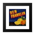 thumbnail image 2 of Anonymous 12x12 Black Modern Framed Museum Art Print Titled - Ben Franklin Brand Citrus Label (1930-1950), 2 of 5