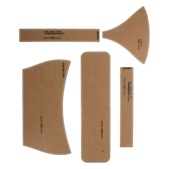 Worgeous 1 Set Diy Handbag Baguette Bag Underarm Bag No Cut Paper Pattern Template Set For Crafting Sewing And Scrapbooking For Enthusiasts