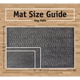 thumbnail image 2 of DII 30x48" Modern Plastic Ribbed Walk Off Utility Mat in Desert Sand Brown, 2 of 3