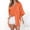 Orange, variant on DuoJiaJ Loose Blouse Casual Button Ladies Long T Shirt Shirt Tops Dress Womens Women's Blouse Women's Work Shirts Brown L