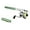 Green, variant on Cheers.US 1.4M Pen Fishing Rod Reel Combo Set Premium Mini Pocket Collapsible Fishing Pole Kit Telescopic Fishing Rod + Spinning Reel Combo Kit