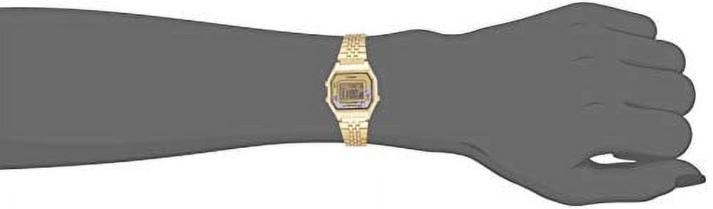 Casio LA680WGA-4C Women's Vintage Gold Tone Chronograph Alarm Digital Watch