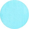 thumbnail image 1 of Ahgly Company Indoor Round Solid Light Blue Modern Area Rugs, 6' Round, 1 of 4